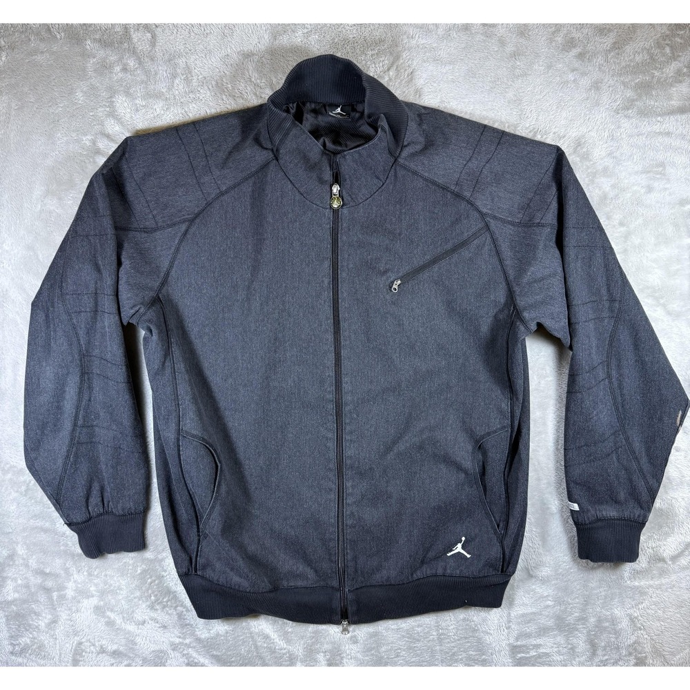 Jordan Jacket Mens XL Gray Twenty Three Full Zip Track Coat‎ Jumpman Casual
